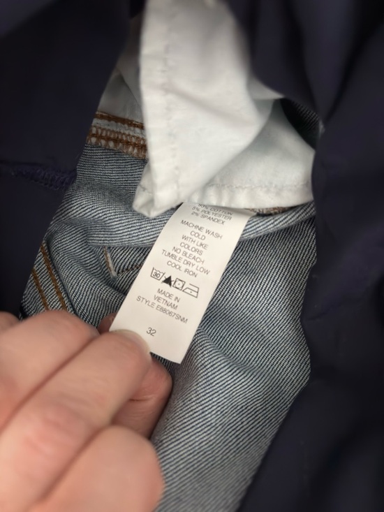 Pink blush maternity size 32 jeans with fabric waistband - Picture 13 of 13